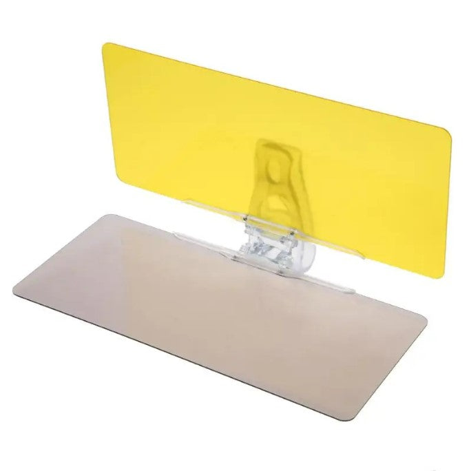 1Pc Car Sun Visor HD Anti Sunlight Day Night Vision Driving Mirror UV Fold Flip Down Clear View_0