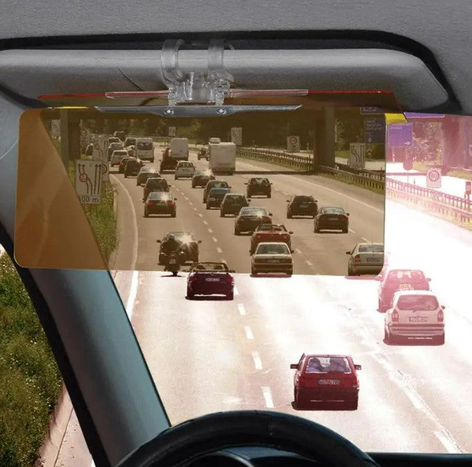 1Pc Car Sun Visor HD Anti Sunlight Day Night Vision Driving Mirror UV Fold Flip Down Clear View_4