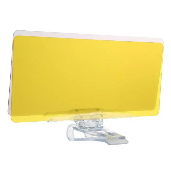 1Pc Car Sun Visor HD Anti Sunlight Day Night Vision Driving Mirror UV Fold Flip Down Clear View_1